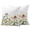 White, variant on Outdoor Pillow Covers 20x20 Set of 2, Spring Floral Waterproof Patio Throw Pillow Covers for Couch Sofa Chair, Yellow Flowers Pastoral Botanical Rustic Decorative Pillowcases for Throw Pillows