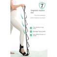 thumbnail image 3 of Ergonomic Design Yoga Stretch Band - Ankle Protect 7 Loops Hamstring Stretcher, Flexibility Breathable Foot Trainer Tape (Blue), 3 of 7