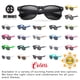 thumbnail image 5 of Lentes de Sol Got Shades Retro de los 80 100% UV Unisex Paquete de 10, 5 of 6