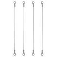 thumbnail image 2 of QualitChoice 4pcs Hinge Limiter Practical Pin Braided Cable Door Cabinet Swing Limit Hardware Stainless Steel Restrict Rope, 2 of 6