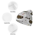 thumbnail image 3 of Picia Cute Swan Pattern Knitted Beanie Hat for Men and Women , Unisex Winter Warm Stretchy Knit Cap Thick Fisherman Beanies Cuffed Plain Skull Caps, 3 of 6