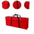 thumbnail image 6 of colcolo 61 Key Keyboard Case Handbag Padded Backpack Electric Piano Keyboard Gig Bag Red, 6 of 8