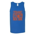 thumbnail image 2 of Straight Outta New York NYM Fan | Fantasy Baseball Fans | Mens Sports Graphic Tank Top, Royal, 2XL, 2 of 4