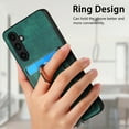 thumbnail image 4 of Nalacover 2-in-1 Magnetic Case for Samsung Galaxy A14 5G, Back Wallet Case with Detachable Card Holder Ring Stand Cover for Samsung Galaxy A14 5G, Vintage PU Leather Shockproof Case - Green, 4 of 10