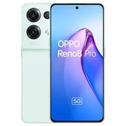 OPPO Reno 8 Pro DUAL SIM 256GB ROM + 8GB RAM (GSM ONLY | NO CDMA) Factory Unlocked 5G Smartphone (Glazed Green) - International Version
