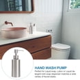 thumbnail image 5 of BRIGHTFUFU 304 Stainless Steel Soap Dispenser Soap and Liquid Dispenser Countertop Lotion Dispenser Liquid Bottle Hand Wash Pump - 10x5.7cm (220ml), 5 of 8