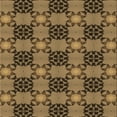 thumbnail image 1 of Ahgly Company Indoor Square Patterned Cinnamon Brown Area Rugs, 7' Square, 1 of 6