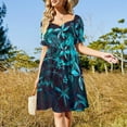 thumbnail image 3 of 2024 Hawaiian - Polynesian Tropical Abstract Dress dress summer women formal occasion dresses, 3 of 7