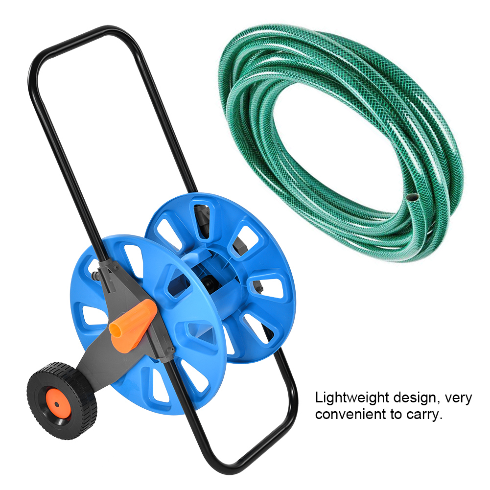 Greensen Hose Pipe Reel Trolley,Garden Water Trolley,Portable Garden Water Hose Pipe Reel Holder