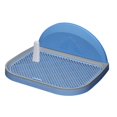 thumbnail image 1 of Puppy Training Toilet Dog Potty Tray Washable Durable Detachable Wire Grate Easy Blue L, 1 of 9