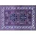 thumbnail image 1 of Ahgly Company Indoor Rectangle Persian Blue Traditional Area Rugs, 3' x 5', 1 of 4