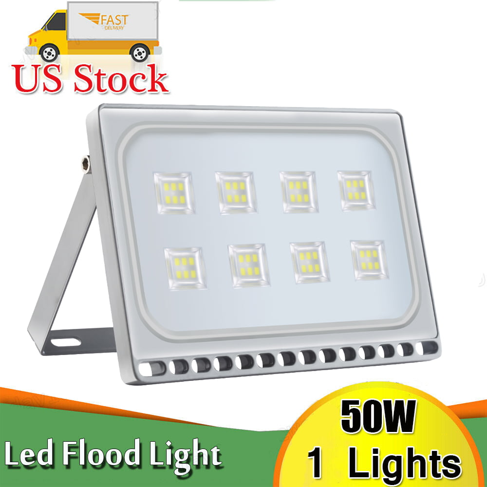 Lawn,Yard and Playground OurLeeme IP66 Waterproof 10W LED Flood Light,Outdoor Super Bright Security Lights for Garage Garden 