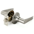 thumbnail image 6 of Villar Home Designs Door Lever Lara Satin Nickel Passage 6 Pack, 6 of 8