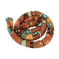 thumbnail image 4 of Coletero con espiral para rastas, estilo étnico amarillo, flexible, con alambre de hierro, para hombres y mujeres, 4 of 14
