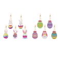 thumbnail image 3 of Cuadros Decorativos Kit de llaveros de Pascua con forma especial completa de bricolaje con pintura de diamante de 14 piezas JShteea Nuevos Originales, 3 of 8