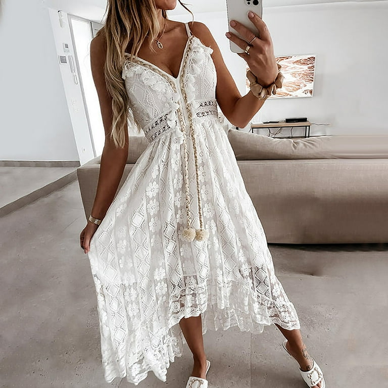  MELDVDIB Womens Sexy Nightgown Floral Lace Dress