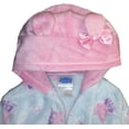 thumbnail image 2 of Peppa Pig Toddler Girls Plush Blue & Pink Hoodie Bath Robe 2T, 2 of 5