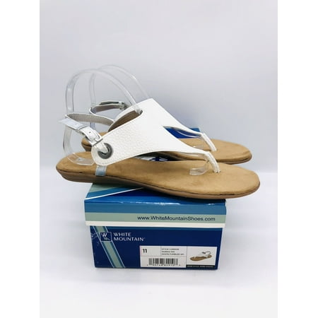 White Mountain Women's London Flat Sandals US 11M