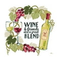 thumbnail image 3 of Gango Home Decor Contemporary Wine and Friends IV & V on White by Janelle Penner (Ready to Hang); Two 16x16in Hand-Stretched Canvases, 3 of 5