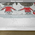 thumbnail image 6 of Ambesonne Christmas Place Mats Set of 4, Santa Costumes, Standard Size, Red White, 6 of 6