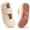 Khaki, variant on BERANMEY Cozy Women Slippers Comfy House Slippers for Women & Men Wide Diabetic Sock Slippers Soft & Cozy Barefoot House Shoes Indoor/Outdoor