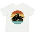 thumbnail image 3 of Inktastic Snowmobile Retro Sunset Boys or Girls Toddler T-Shirt, 3 of 5
