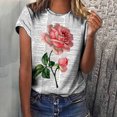 thumbnail image 1 of Pntutb, camisetas a la moda para mujer, divertidas camisetas informales con estampado divertido, camisetas con estampado de blusa Pntutb Pntutb-2260, 1 of 9