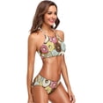 thumbnail image 6 of Dreamtimes Colorful Cute Donut Swimsuits Padded Bikini Sets Sexy Swimwear for Women, Medium, 6 of 7