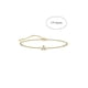 thumbnail image 3 of 1pc 925 Sterling Silver Minimalist Cubic Zirconia Artificial 26 Letters A-z Bracelet, 3 of 4