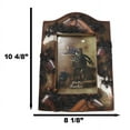 thumbnail image 2 of Rustic Western Cowboy 7 Lucky Horses Equine Beauty Easel Back Photo Frame 5"X7", 2 of 11