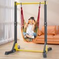 thumbnail image 4 of Lorelo Pull Up Station, Portable Pull-up Bar Station, Free Standing Pull Up Bar for Home Gym, Pull Up Stand Station 400LBS with 11 Gears Adjustment, 4 of 6