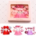 thumbnail image 2 of Kid's Hair Clips Set Creative Hair Barrettes Hair Ties for Spring Festival Decor, 2 of 6