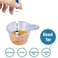 thumbnail image 4 of LYINGF 100 Pcs Disposable Urine Cups, Clear Easy to Collect Cups for Pregnancy Test, Ovulation Test, pH Test, Medical Specimen Cups, Sanitary Cups, Sterile Urine Collection Containers, with Lids, 4 of 9