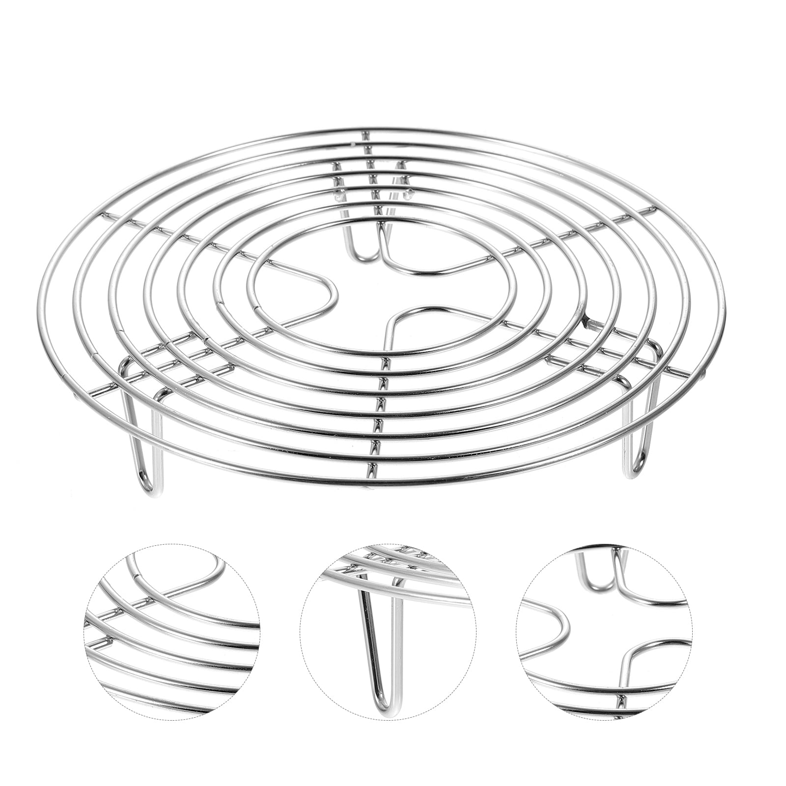 Grille Vapeur Ronde En Acier Inoxydable 304, 31 Cm, Pour Cuisson Vapeur Uniforme Et Rapide