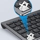 thumbnail image 4 of Teclado inalámbrico multidispositivo Sunnimix 104 teclas USB 3.0 5.0 Gris, 4 of 8