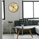 thumbnail image 3 of Reloj de pared retro silencioso, montado en la pared, a prueba de humedad, para decoración del hogar y la oficina. Superficie de latón B, 3 of 8