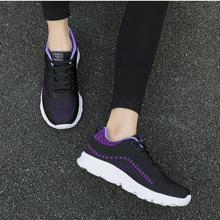 

Cathalem 212 Ladies Low Top Breathable Casual Lightweight Sports Women Shoes Barefoot Shoes Women Casual Purple 9