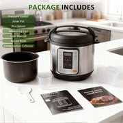 Beddle Electric Pressure Cooker 6 Quart Instant Cooker Multi-Function Rice Cooker, Slow Cooker, Steamer & Stainless Steel Pot