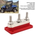 thumbnail image 4 of Power Distribution Block, Relocate Wiring 12-48V 600A Rust Resistant Removable Cap Heavy Duty Durable Structure Battery Junction Block  for Trucks Black,Red, 4 of 7