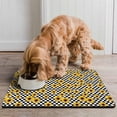 thumbnail image 2 of Pet Food Mat Absorbent Water Non-Skid Dog Water Mat Sunflower Buffalo Plaid Cat Mat for Food Eco-Friendly Durable Pet Placemat, 2 of 7