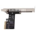 thumbnail image 1 of PCIE SFF Card, Thick Gold Plated Processing Lossless Transmission PCIE Expansion Card Convenient Practical  For Home For Win For Office PH49 Full Height Baffle, 1 of 8