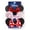 Red, variant on Disney Minnie Mouse Girls Scrunchies 3 Pack Hair Ties Back to School Gift
