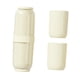 thumbnail image 2 of Portacepillos de dientes, Estuche de viaje para cepillos de dientes con tapa, Contenedor para cepillos de dientes, 4 piezas amarillas, 2 of 9