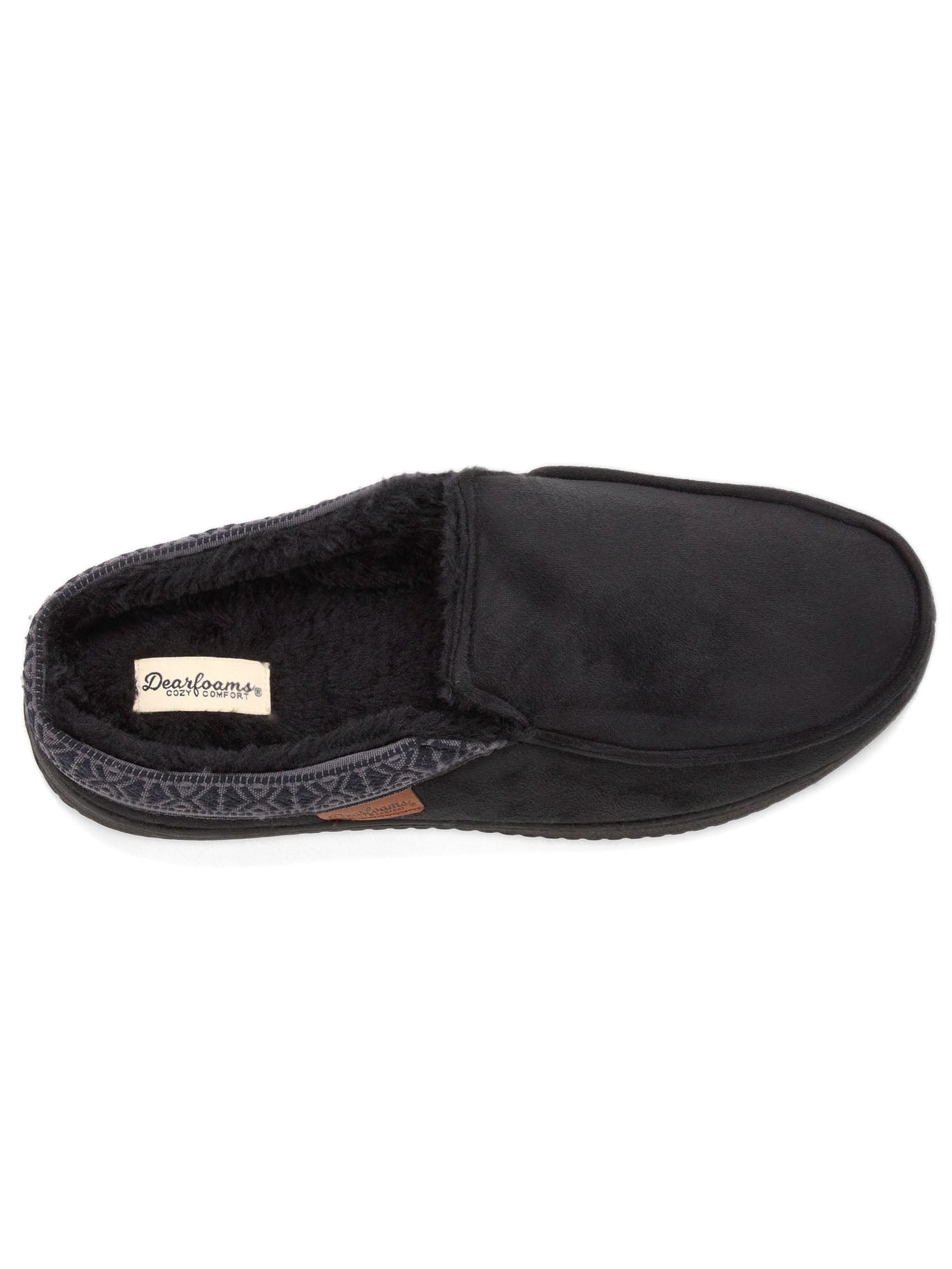 Dearfoams Cozy Comfort Men's Microsuede Clog Slippers
