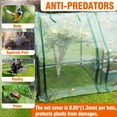 thumbnail image 3 of Gardzen Mini Greenhouse with Garden Netting Cover, Mesh Plant Protector for Plants 71.7”(L) x36.2”(W) x42.5”(H), 3 of 6