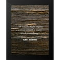 thumbnail image 2 of ArtsyQuotes 12x14 Black Modern Framed Museum Art Print Titled - Robert Browning Quote: When the Fight, 2 of 5