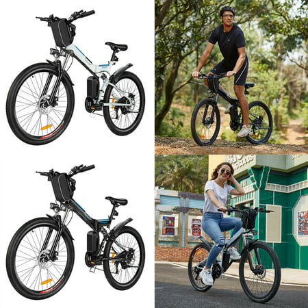Electric Bike 26" 36V Foldable Bicycle Electric Power Mountain Bike For Adults Or Men Bicycle with Lithium-Ion Battery