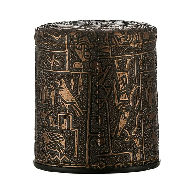 Esquirla PU Leather Dice Cup Durable Portable Creative Novelty Sturdy Dice Shaker Die Cup