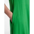thumbnail image 5 of Time and Tru Women’s Sleeveless Knit Swing Dress, Sizes XS-XXXL, 5 of 6