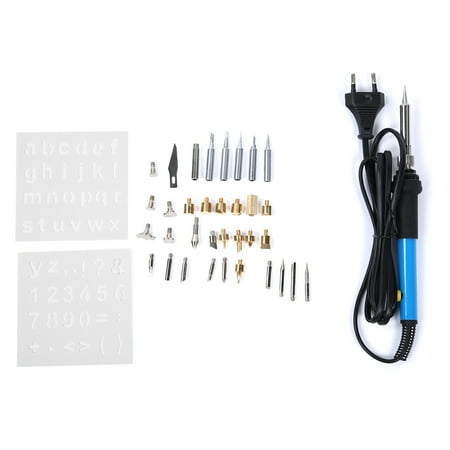 

Electric Soldering Iron for Pyrography Art EU Plug 220V 35-Piece Wood Burning Kit